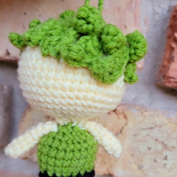 Funky Boy Handmade Keychain | Character Crochet Keychain - Picture 3 of 4